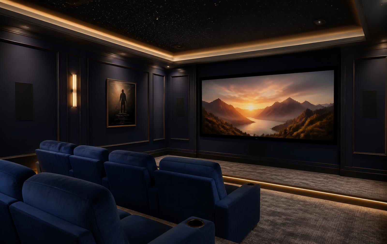 Home cinema and smart audio room